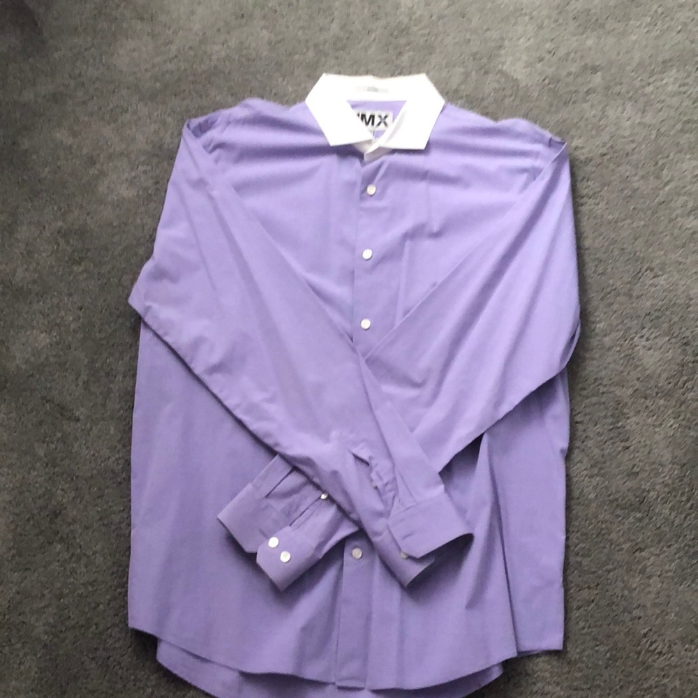 French Collar Button Down Dress Shirt